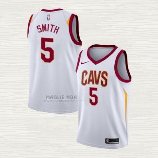 Maglia Dennis Smith NO 5 Cleveland Cavaliers Association 2017-18 Bianco