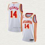 Maglia Dewayne Dedmon NO 14 Atlanta Hawks Association 2020-21 Bianco