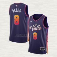 Maglia Grayson Allen NO 8 Phoenix Suns Citta 2023-24 Viola