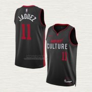 Maglia Jaime Jaquez JR. NO 11 Miami Heat Citta 2023-24 Nero