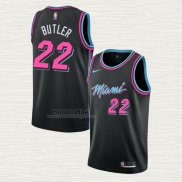 Maglia Jimmy Butler NO 22 Miami Heat Citta 2018-19 Nero