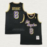 Maglia Kobe Bryant NO 8 Los Angeles Lakers Throwback Nero