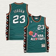 Maglia Michael Jordan NO 23 All Star 1996 Verde