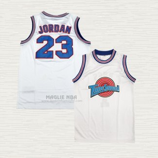 Maglia Michael Jordan NO 23 Tune Squad Bianco