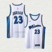 Maglia Michael Jordan NO 23 Washington Wizards Classic 2022-23 Bianco