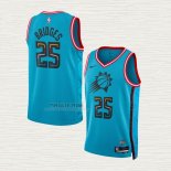 Maglia Mikal Bridges NO 25 Phoenix Suns Citta 2022-23 Blu