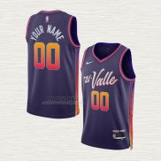 Maglia Phoenix Suns Personalizzate Citta 2023-24 Viola