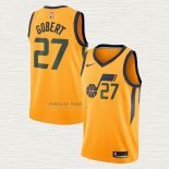 Maglia Rudy Gobert NO 27 Utah Jazz Statement Giallo