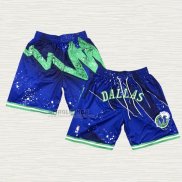 Pantaloncini Dallas Mavericks Just Don Blu2