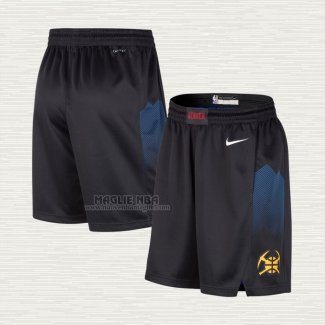 Pantaloncini Denver Nuggets Citta 2023-24 Nero