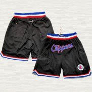 Pantaloncini Los Angele Clippers Citta Just Don 2021-22 Nero