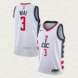 Maglia Bradley Beal NO 3 Washington Wizards Citta 2019-20 Bianco