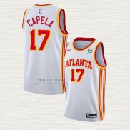 Maglia Clint Capela NO 17 Atlanta Hawks Association 2020-21 Bianco