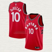 Maglia DeMar DeRozan NO 10 Toronto Raptors Icon Rosso