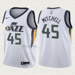 Maglia Donovan Mitchell NO 45 Bambino Utah Jazz Association 2017-18 Nero