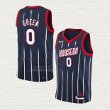 Maglia Jalen Green NO 0 Houston Rockets Citta 2021-22 Blu