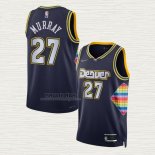 Maglia Jamal Murray NO 27 Denver Nuggets Citta 2021-22 Blu