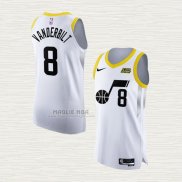 Maglia Jarred Vanderbilt NO 8 Utah Jazz Association Autentico 2022-23 Bianco