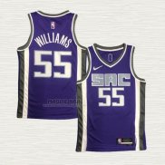 Maglia Jason Williams NO 55 Sacramento Kings Icon 2020-21 Viola