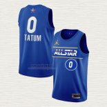 Maglia Jayson Tatum NO 0 Boston Celtics All Star 2021 Blu