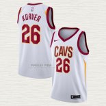 Maglia Kyle Korver NO 26 Cleveland Cavaliers Association Bianco