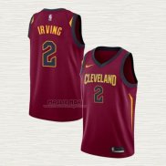 Maglia Kyrie Irving NO 2 Cleveland Cavaliers Icon 2018 Rosso