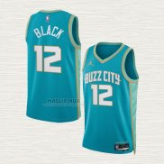 Maglia Leaky Black NO 12 Charlotte Hornets Citta 2023-24 Verde