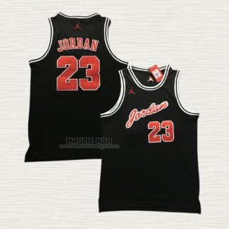 Maglia Michael Jordan NO 23 Nero Rosso