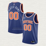 Maglia New York Knicks Personalizzate Icon 2020-21 Blu