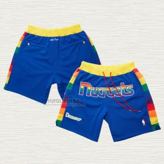 Pantaloncini Denver Nuggets Just Don Blu