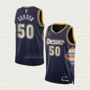 Maglia Aaron Gordon NO 50 Denver Nuggets Citta 2021-22 Blu