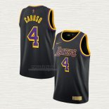 Maglia Alex Caruso NO 4 Los Angeles Lakers Earned 2020-21 Nero