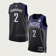 Maglia Andrew Nembhard NO 2 Indiana Pacers Citta 2022-23 Blu