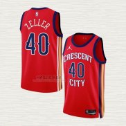 Maglia Cody Zeller NO 40 New Orleans Pelicans Statement 2023-24 Rosso