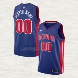 Maglia Detroit Pistons Personalizzate Icon Blu