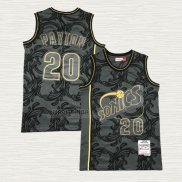 Maglia Gary Payton NO 20 Seattle SuperSonics Throwback Historic Nero