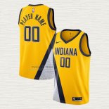 Maglia Indiana Pacers Personalizzate Statement 2019-20 Giallo