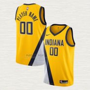 Maglia Indiana Pacers Personalizzate Statement 2019-20 Giallo