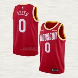 Maglia Jalen Green NO 0 Houston Rockets Classic Rosso