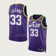 Maglia Johnny Juzang NO 33 Utah Jazz Classic 2023-24 Viola