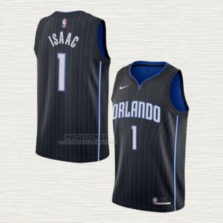 Maglia Jonathan Isaac NO 1 Orlando Magic Icon 2020-21 Nero