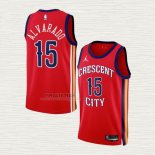 Maglia Jose Alvarado NO 15 New Orleans Pelicans Statement 2023-24 Rosso