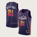 Maglia Keita Bates-Diop NO 21 Phoenix Suns Citta 2023-24 Viola