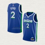 Maglia Kyrie Irving NO 2 Dallas Mavericks Citta 2022-23 Blu