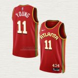 Maglia Trae Young NO 11 Atlanta Hawks Icon 2022-23 Rosso