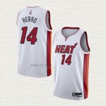 Maglia Tyler Herro NO 14 Miami Heat Association 2021-22 Bianco