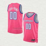 Maglia Washington Wizards Personalizzate Citta 2022-23 Rosa