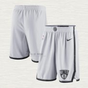 Pantaloncini Brooklyn Nets Association 2019 Bianco