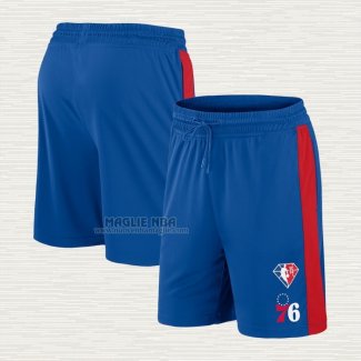 Pantaloncini Philadelphia 76ers 75th Anniversary Blu