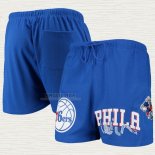 Pantaloncini Philadelphia 76ers Pro Standard Mesh Capsule Blu